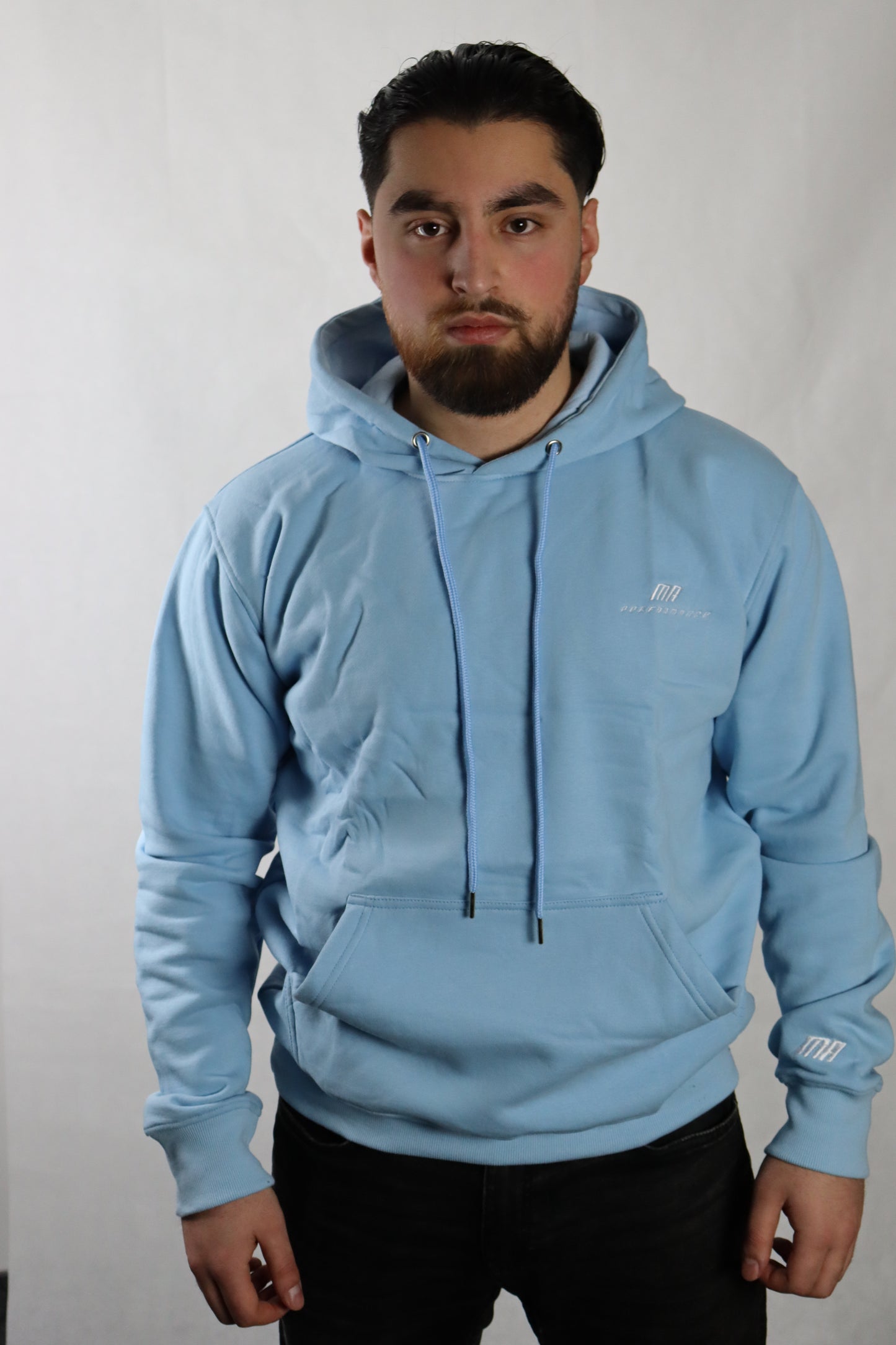 OVERSIZEHOODIE BABYBLAU