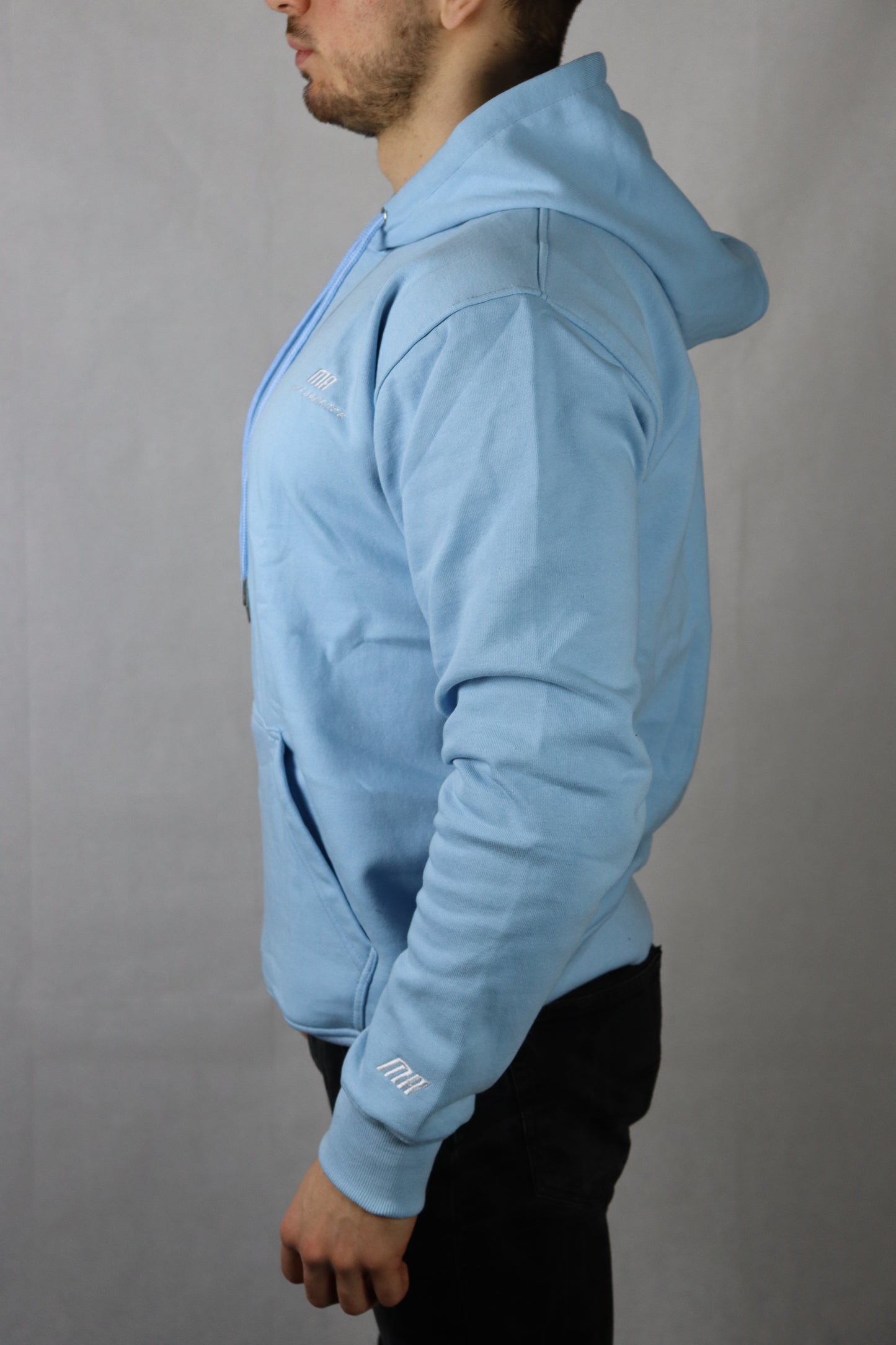 OVERSIZEHOODIE BABYBLAU