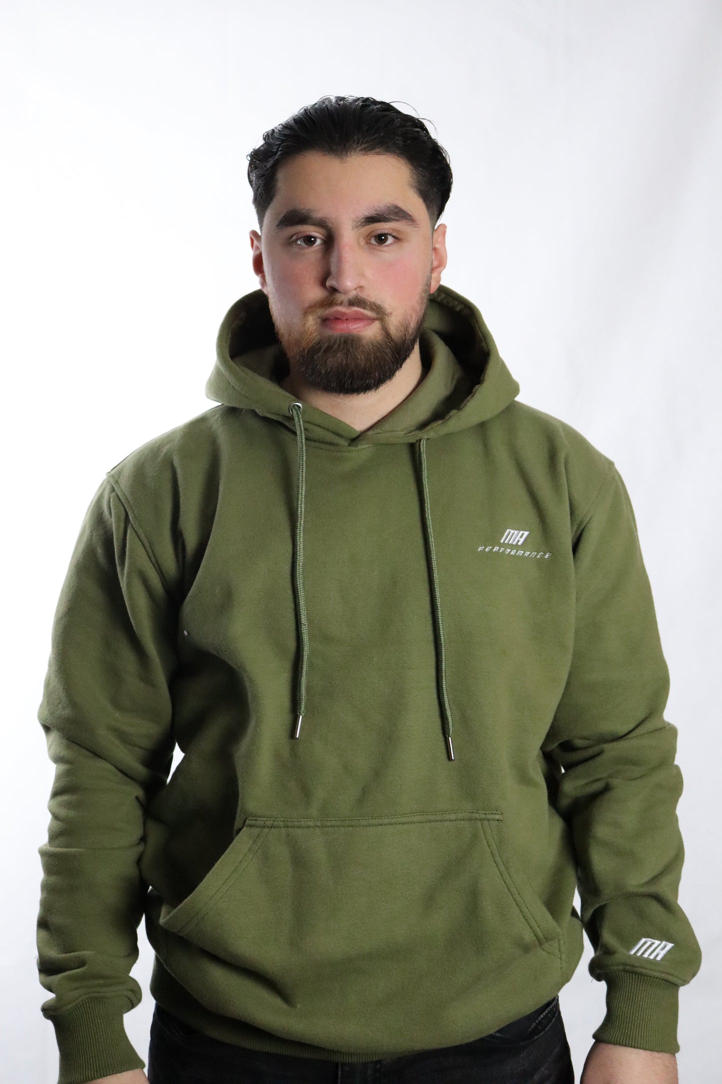 OVERSIZEHOODIE NAVY GREEN