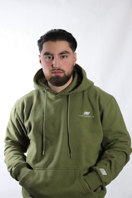 OVERSIZEHOODIE NAVY GREEN